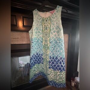 Lilly Pulitzer scuba material dress